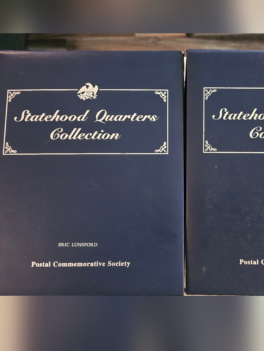 COMPLETE Statehood Quarters & Stamp Collection Vol. 1 and 2